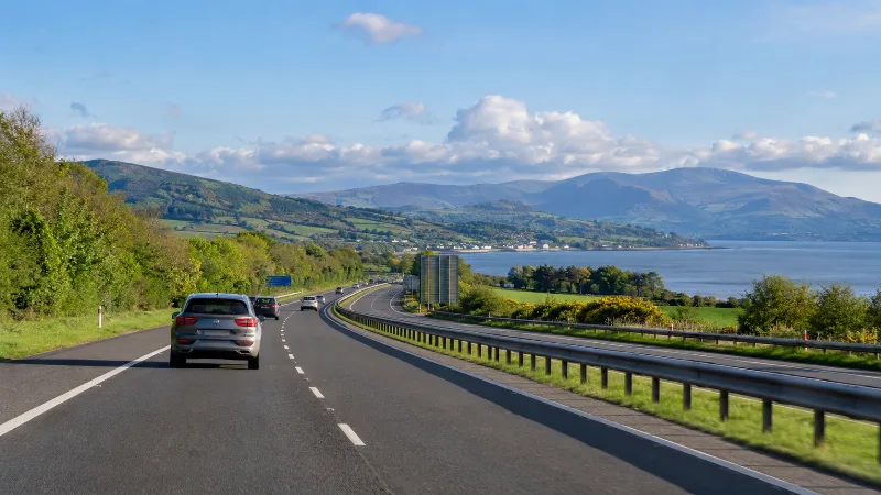 Driving from Belfast to Dublin