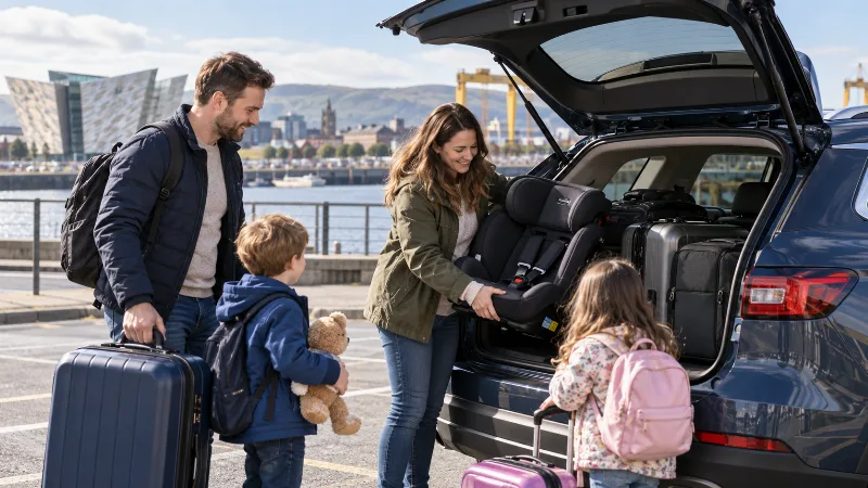 Car Hire with Children in Belfast